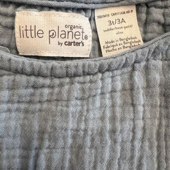EUC Little Planet by Carter’s Organic Cotton Dress – 3T - Picture 4 of 5